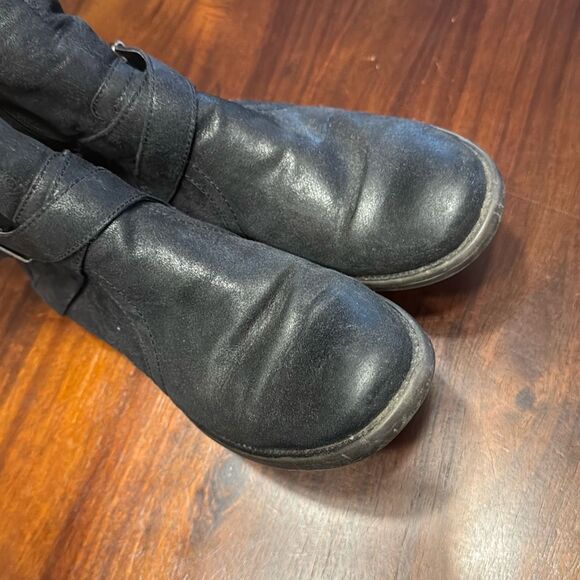 BareTraps Black Midcalf Engineer Boots Shantal Women’s US 8.5 M - Picture 7 of 10